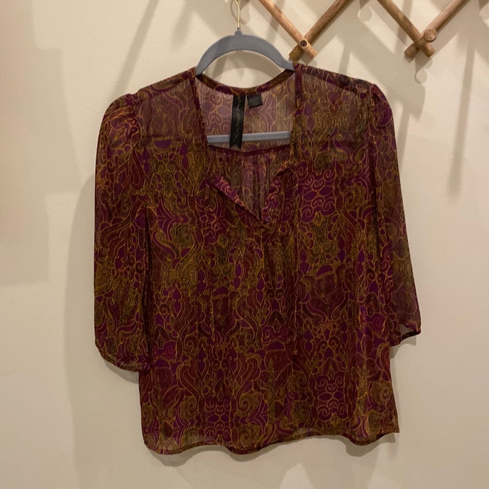 Petticoat Alley sheer blouse
